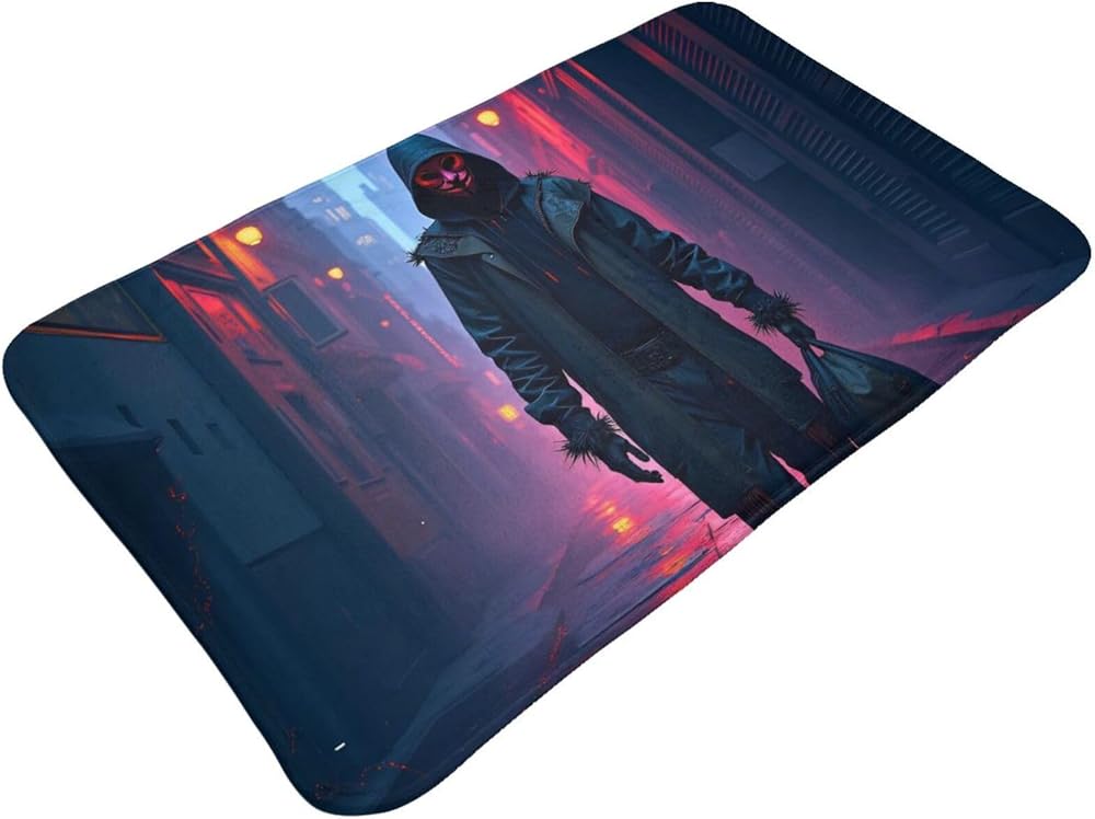 UrbanStride Soft Flannel Bathroom Rug